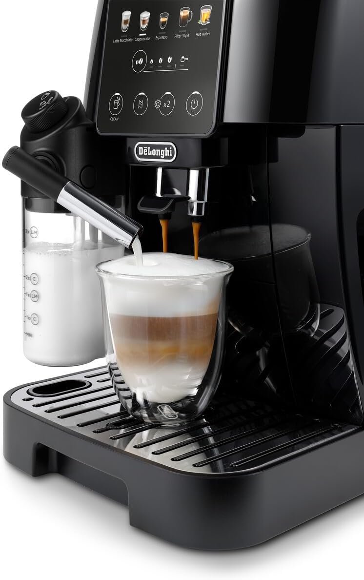 De'Longhi Magnifica Start ECAM220.80.SB – LatteCrema, Schwarz