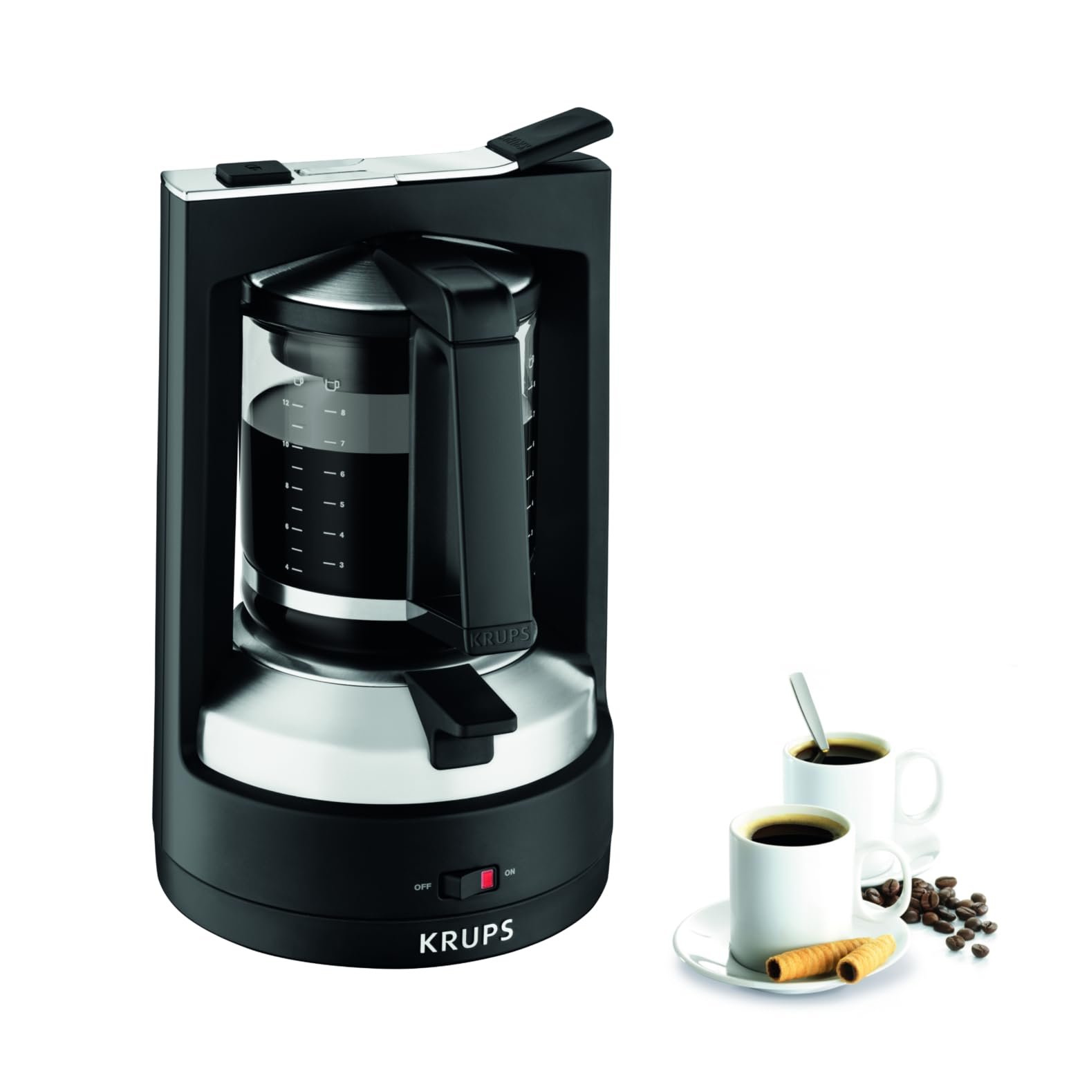 KRUPS T8 KM468910 Filterkaffeemaschine – 1 L, Schwarz