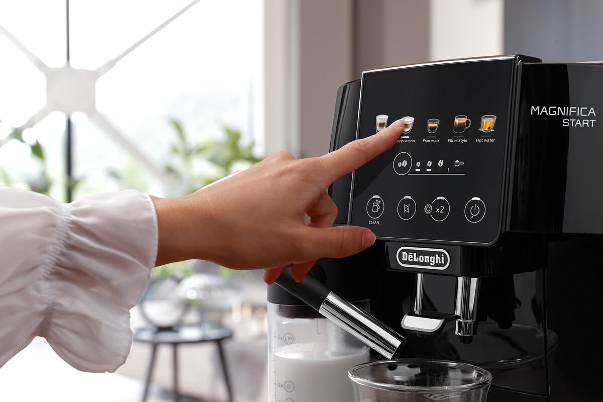 De'Longhi Magnifica Start ECAM220.80.SB – LatteCrema, Schwarz