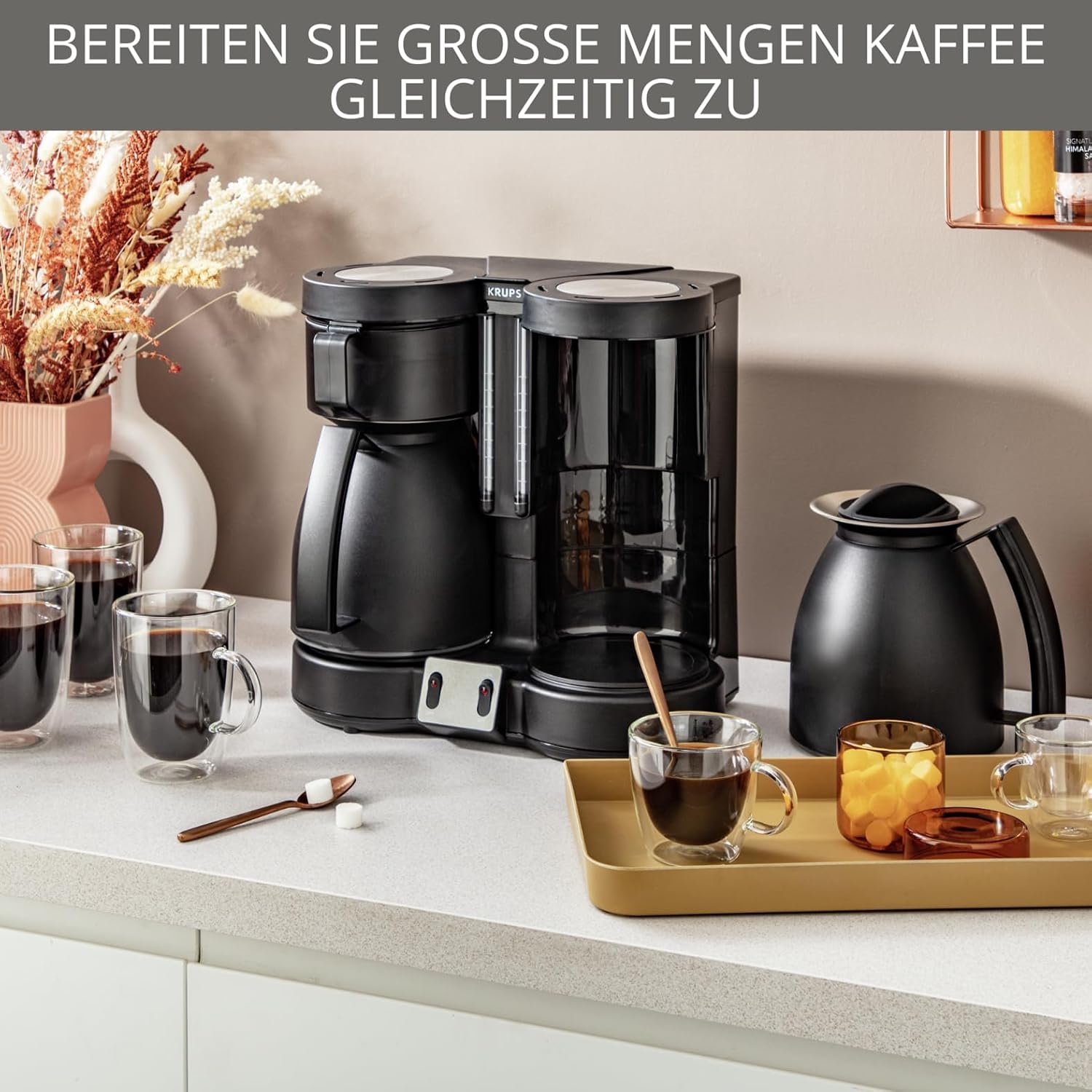 KRUPS Duothek Thermo KT850110 Filterkaffeemaschine