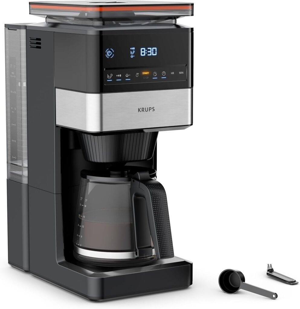 KRUPS Grind Aroma XL KM842810 – Glaskanne, 1,5 L