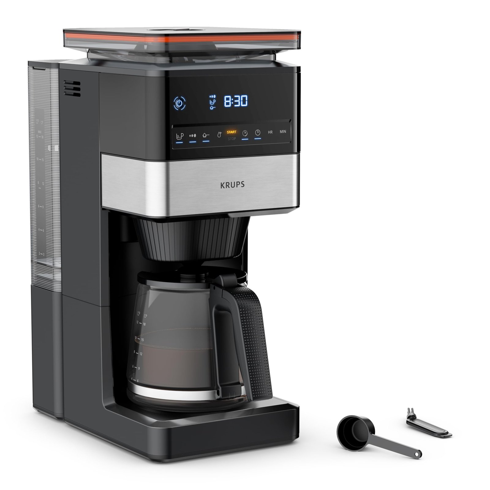 KRUPS T8 KM468910 Filterkaffeemaschine – 1 L, Schwarz
