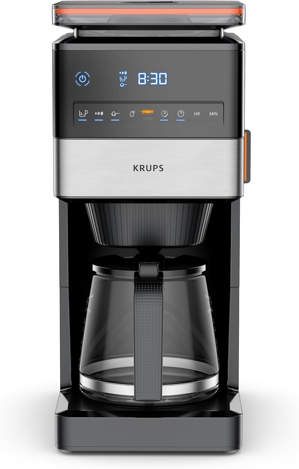 KRUPS Grind Aroma XL KM842810 – Glaskanne, 1,5 L