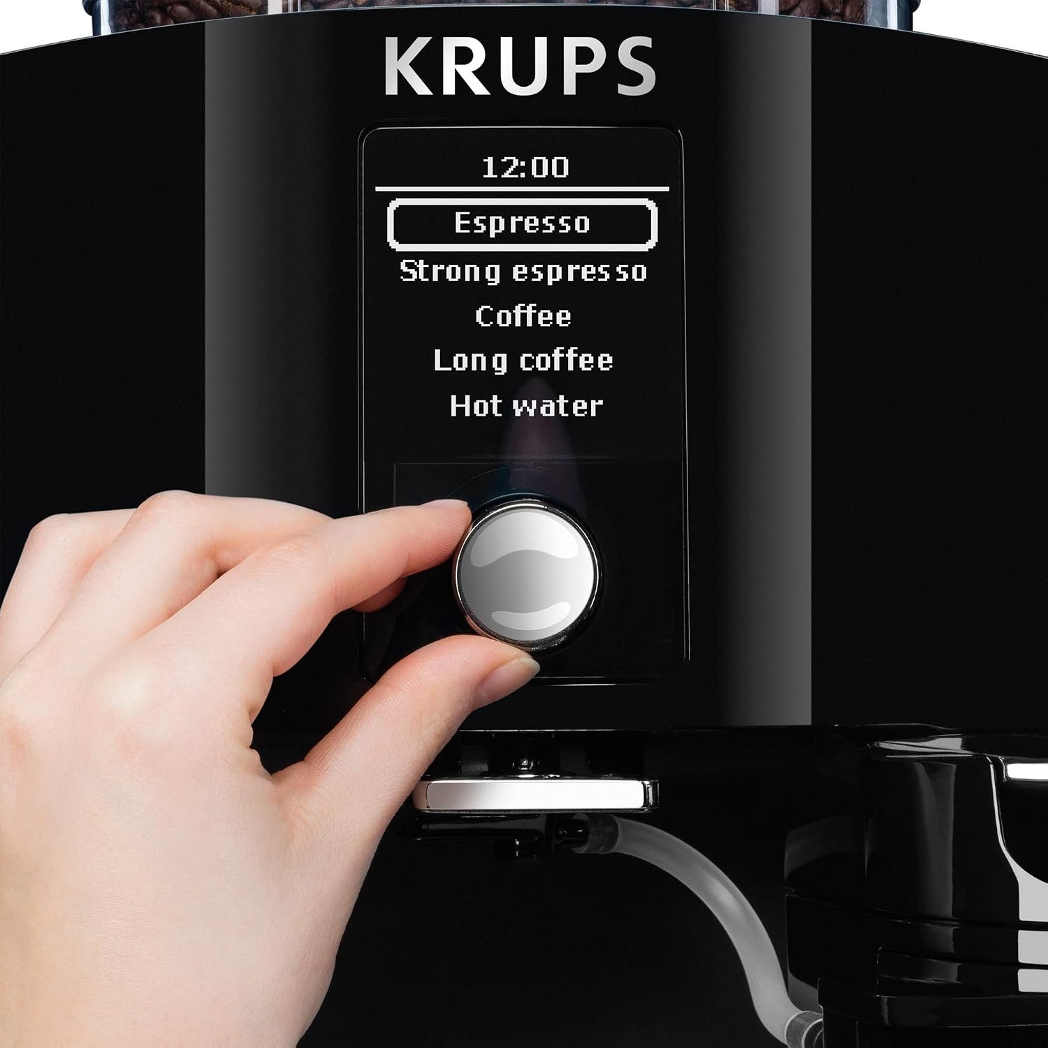 KRUPS Latt'Espress EA8298 Kaffeevollautomat – Schwarz