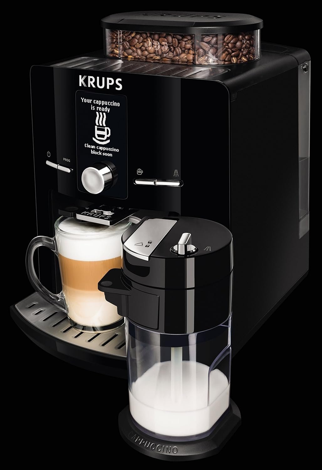 KRUPS Latt'Espress EA8298 Kaffeevollautomat – Schwarz