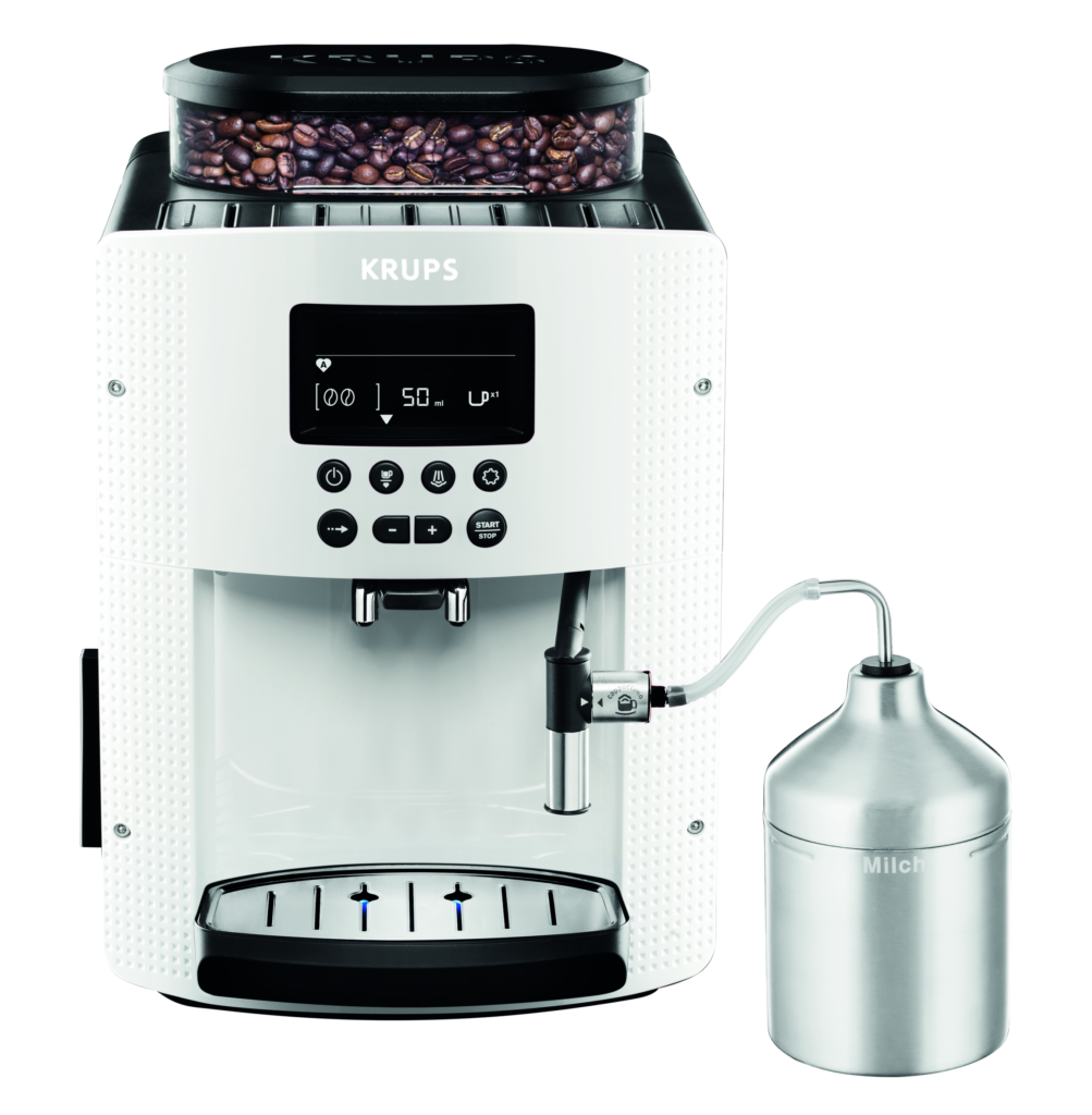 KRUPS Essential EA8161 – Auto Cappuccino, Weiß