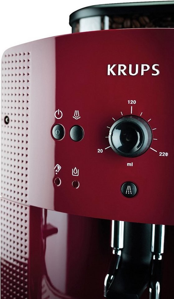 KRUPS Arabica EA810770 Kaffeevollautomat – Bordeaux